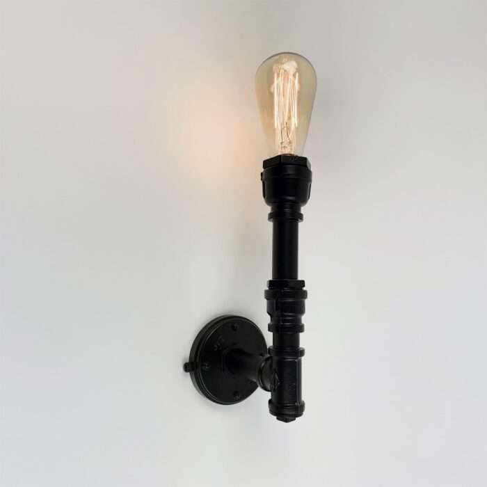 Vintage Pipe Wall Light Indoor Lighting Retro Lamp Rustic Industrial Steampunk