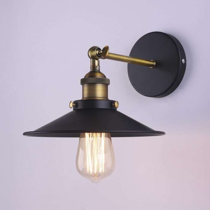 Vintage Retro Industrial Wall Light Shade Metal Lampshade Sconce Wall Lights UK