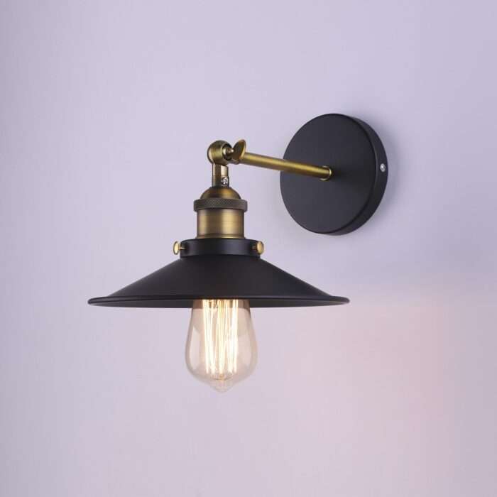 Vintage Retro Industrial Wall Light Shade Metal Lampshade Sconce Wall Lights UK - Image 5