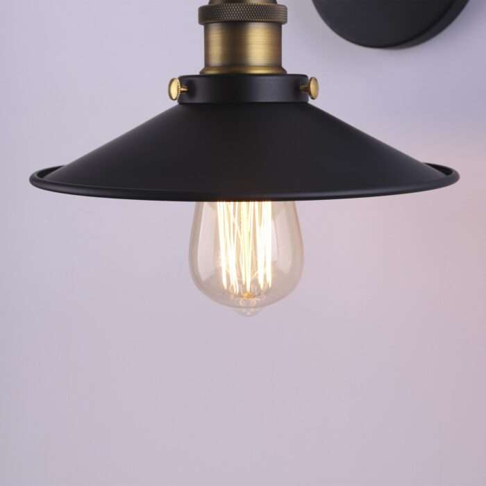 Vintage Retro Industrial Wall Light Shade Metal Lampshade Sconce Wall Lights UK - Image 4