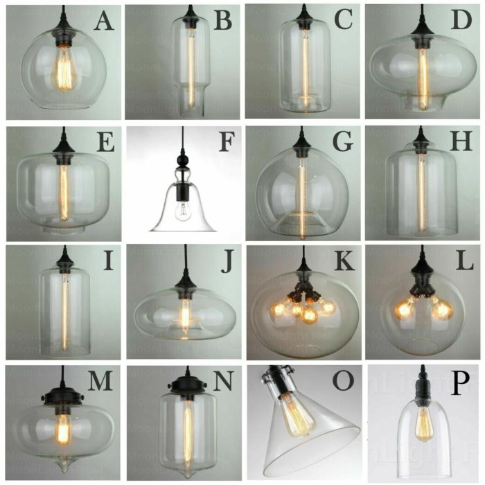 Modern Fashion Industrial Glass Shade Loft Cafe Pendant Light Ceiling Lamp New - Image 2