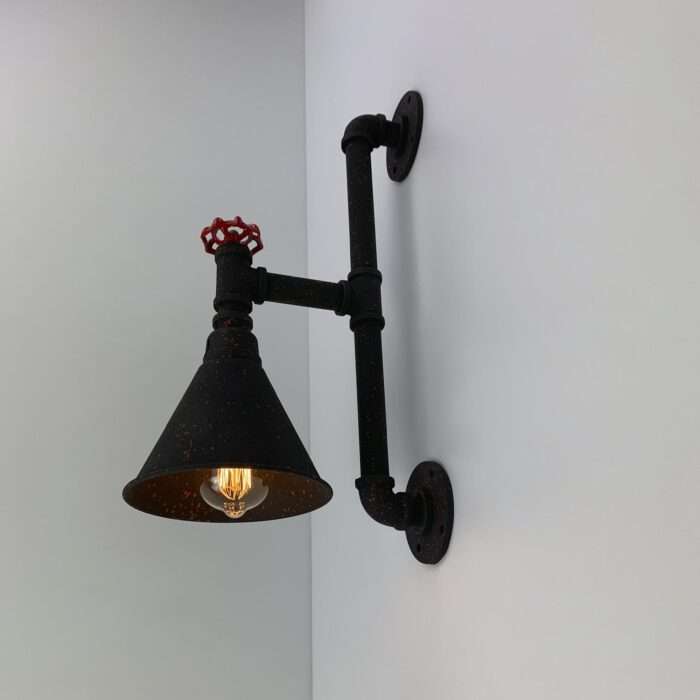 Industrial Wall Pipe Lamp Retro Light Steampunk Vintage Wall Sconce Light - Image 7