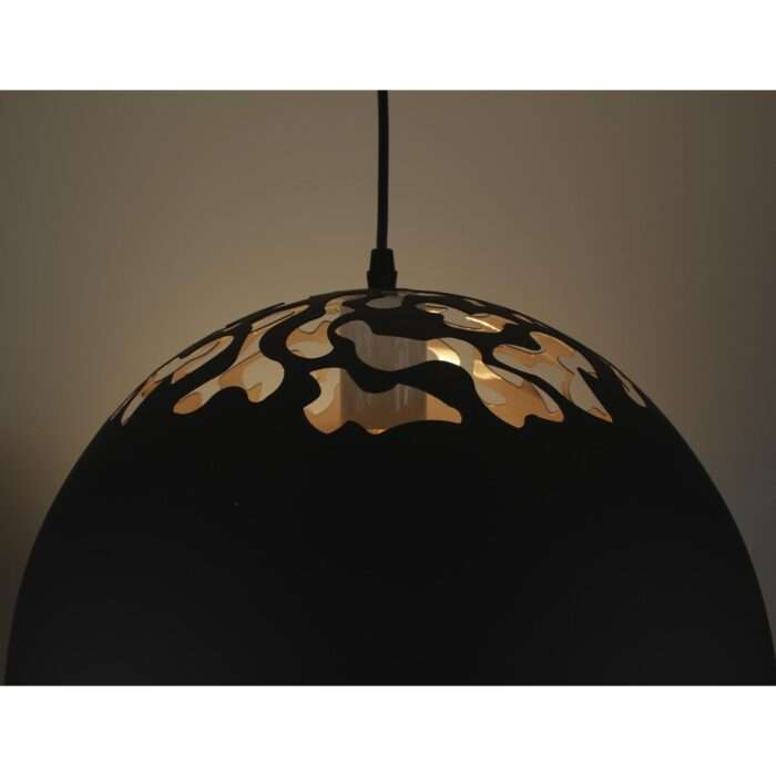 Vintage Industrial Metal Black Cut Out Shade Cafe Loft Pendant Light Lamp Shade - Image 7