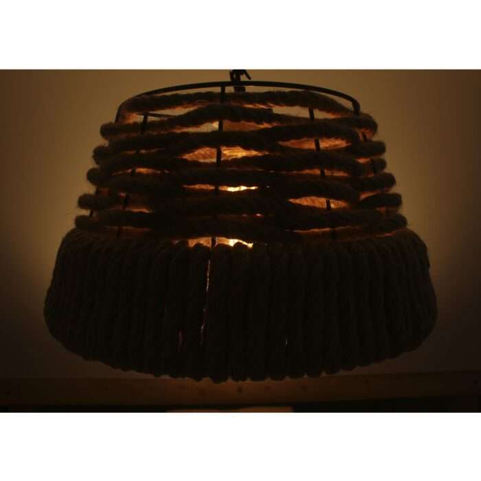 Vintage Retro Industrial Loft Hemp Rope Iron Pendant Ceiling Light Retro Lamp - Image 8