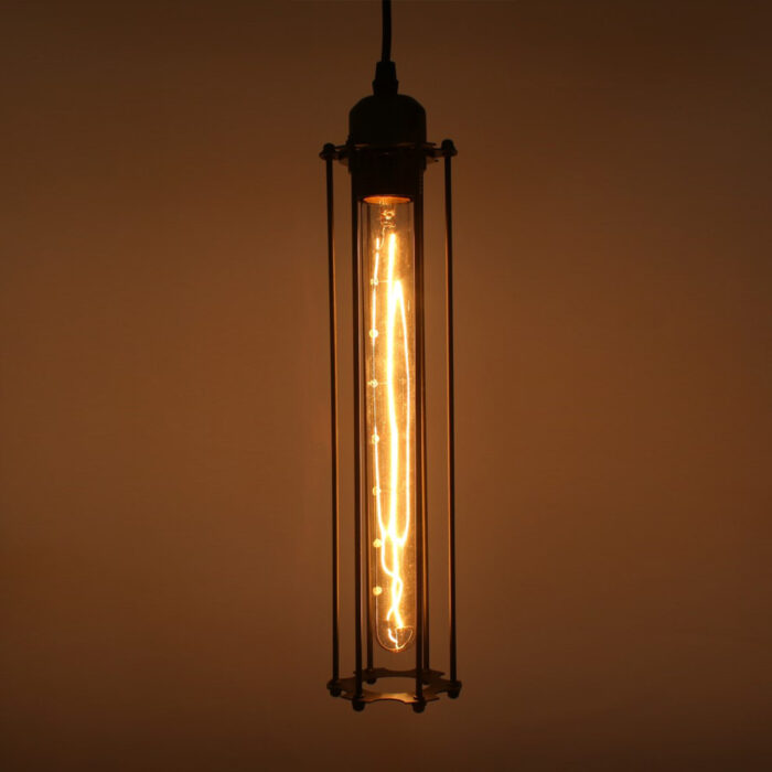 Modern Vintage Industrial Retro Loft Long Cage Corridor Ceiling Pendant Light - Image 10