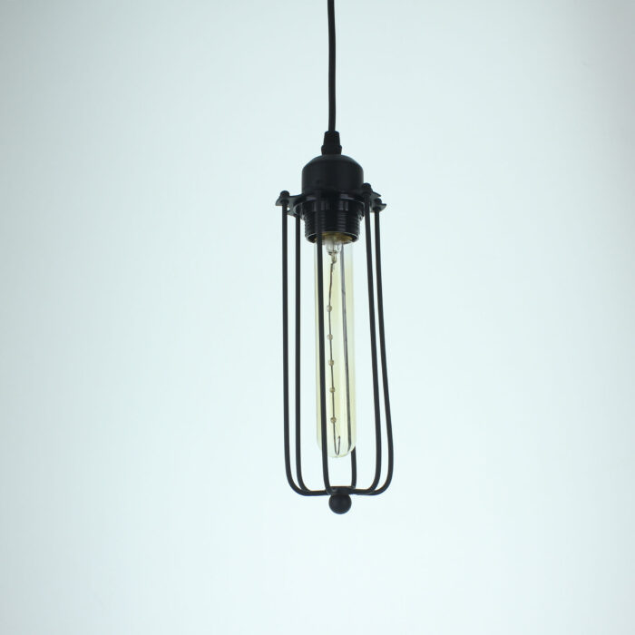 Modern Vintage Industrial Retro Loft Long Cage Corridor Ceiling Pendant Light - Image 8