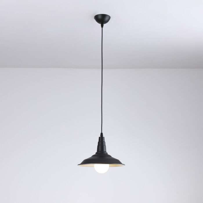 New Vintage Industrial Loft Metal Shade Pendant Light,Black,Blue,Green,Red,White - Image 10