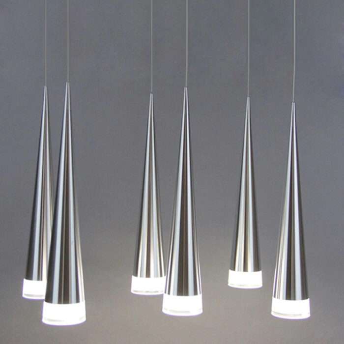 Modern Style Chrome Led Pendant Light Lamp