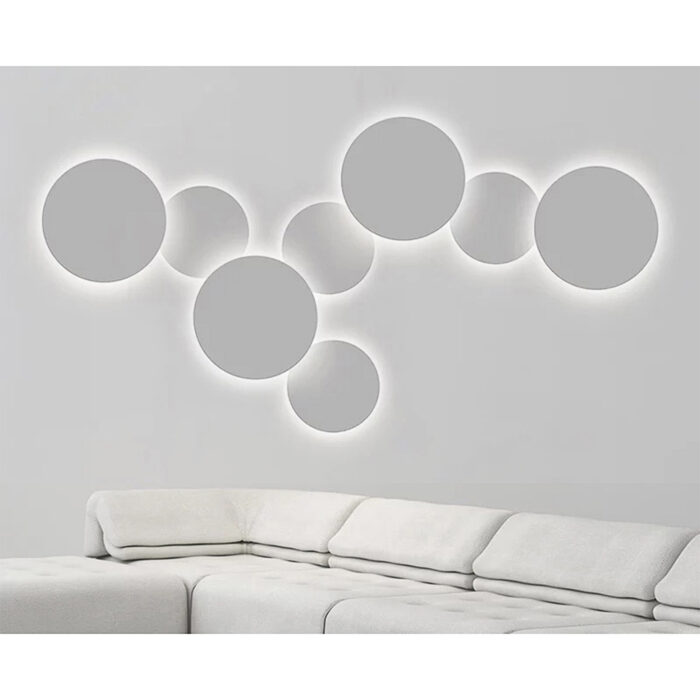 Modern White Metal Circle Round Led Wall Light 4W / 7W / 10W - Image 8