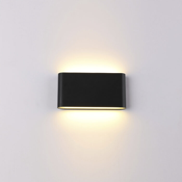 Led Wall Sconce Light 6W 12W Up Down Black White Outdoor Indoor Waterproof IP65 - Image 2