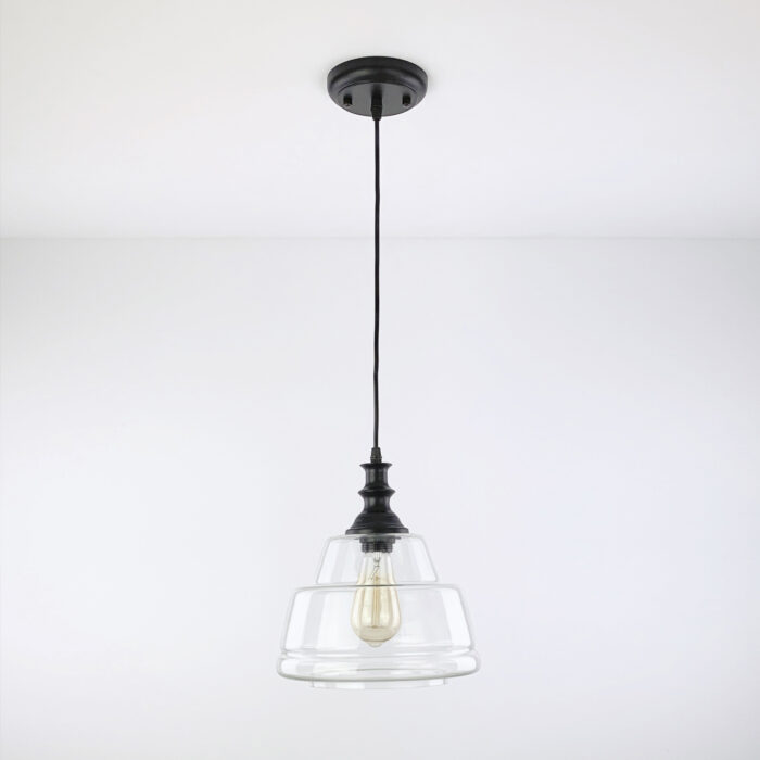 Modern Fashion Industrial Glass Shade Loft Cafe Pendant Light Ceiling Lamp New - Image 2