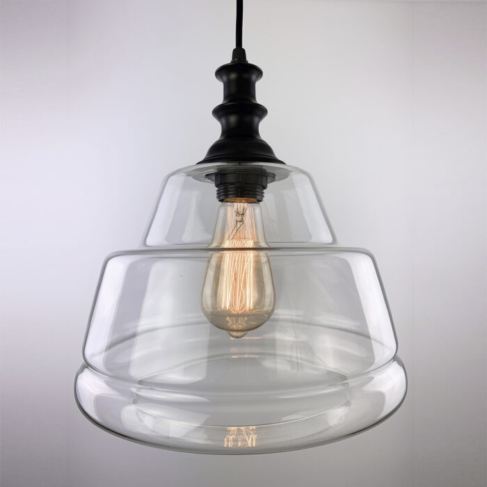 Modern Fashion Industrial Glass Shade Loft Cafe Pendant Light Ceiling Lamp New - Image 5