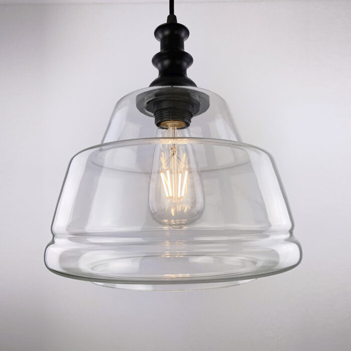 Modern Fashion Industrial Glass Shade Loft Cafe Pendant Light Ceiling Lamp New - Image 3