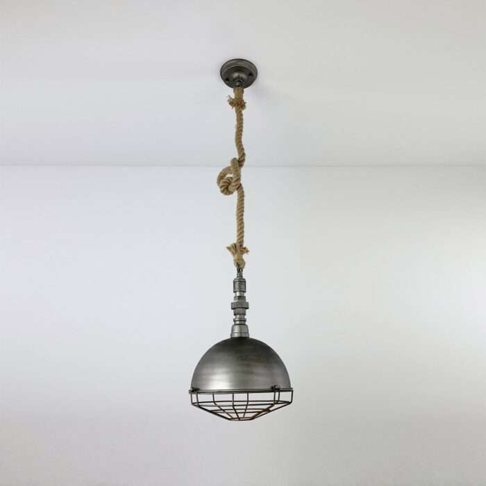 Industrial Pendant Lamp Retro Vintage Edison Rope Shade Ceiling Light - Image 6