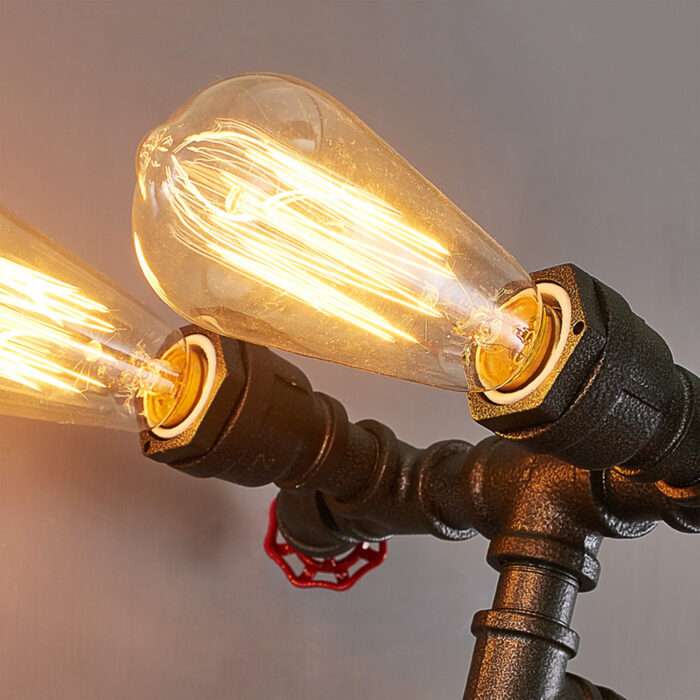 Retro Industrial Antique Giant Bike Water Pipe Wall Light Creative Cafe Restaurant - Image 6