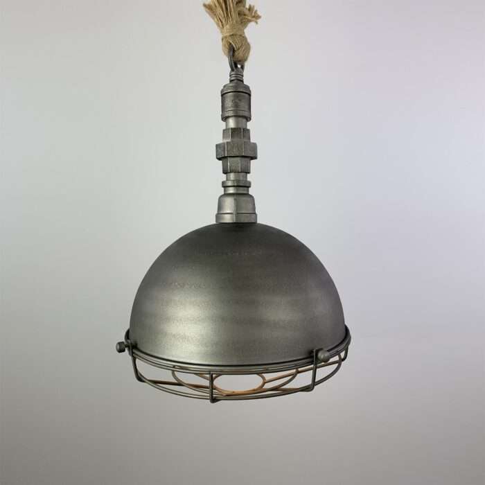 Industrial Pendant Lamp Retro Vintage Edison Rope Shade Ceiling Light - Image 5