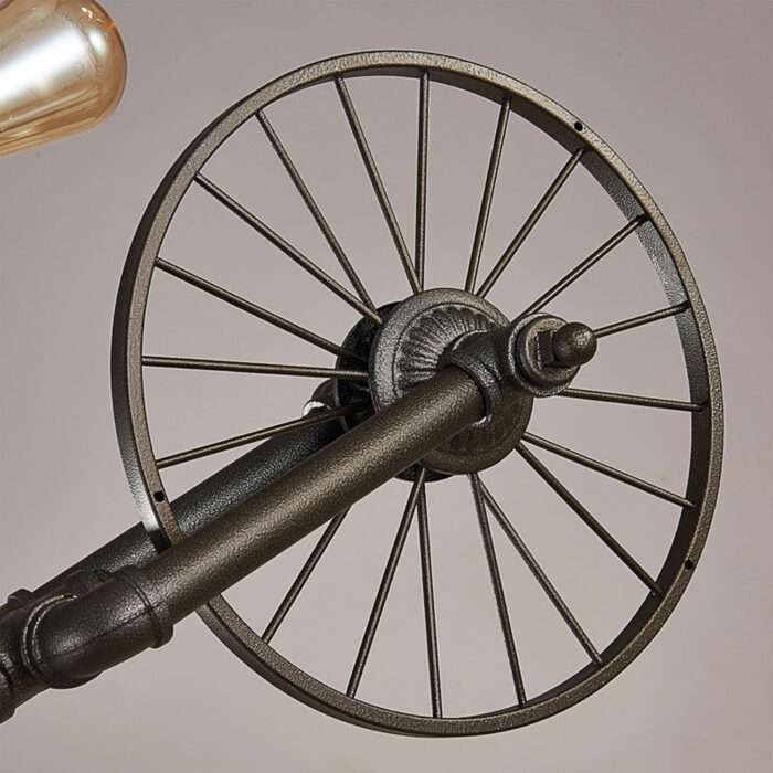 Retro Industrial Antique Giant Bike Water Pipe Wall Light Creative Cafe Restaurant - Image 2