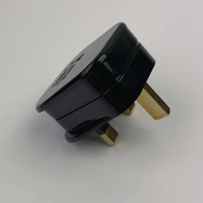 13 Amp Fused Household Plug Standard UK Black White 3 Pin - Image 3