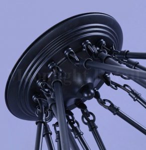 Industrial Farmhouse Iron Chandelier Light Edison Cafe Bar Restaurant Rustic - Image 4