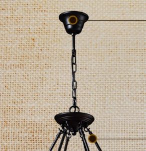 Industrial Farmhouse Iron Chandelier Light Edison Cafe Bar Restaurant Rustic - Image 6