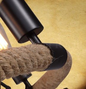 Industrial Farmhouse Iron Chandelier Light Edison Cafe Bar Restaurant Rustic - Image 7