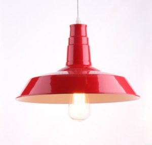 Retro Metal Pendant Ceiling Light Black,White,Red,Blue,Green - Image 7