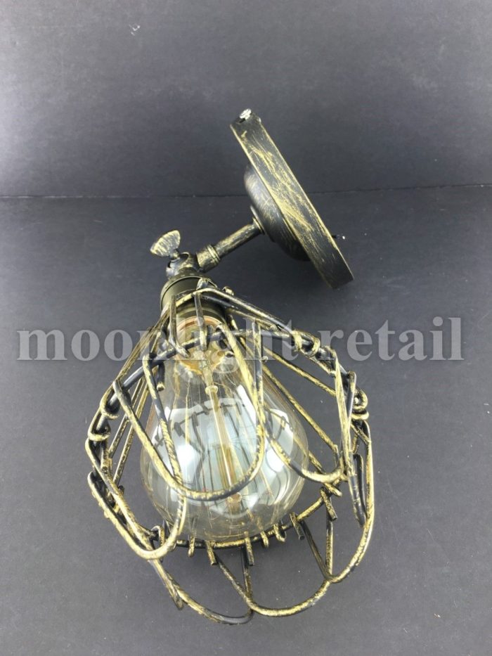 E27 Vintage Industrial Retro Wall Lights Fittings Indoor Sconce iron Metal Lamp - Image 6