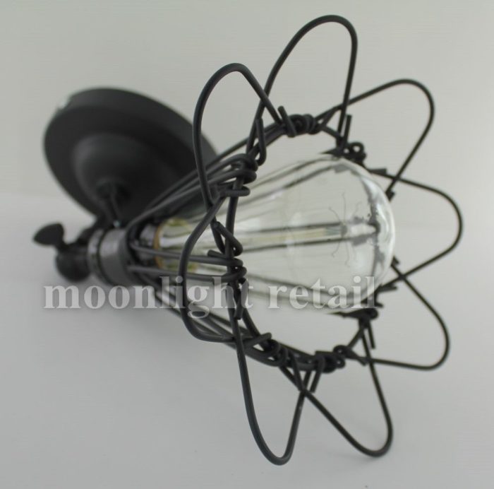 E27 Vintage Industrial Retro Wall Lights Fittings Indoor Sconce iron Metal Lamp - Image 9