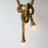 Nautical Vintage Industrial Retro Single Double Head Rope Pendant Lamp Light - Image 5