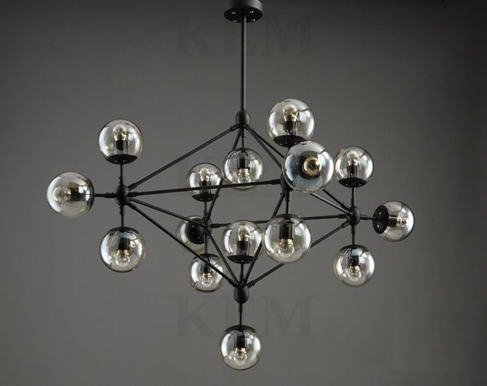 5-10-15 Globe Jason Miller Modo Chandelier Replica Light Lamp Pendant Free Bulbs