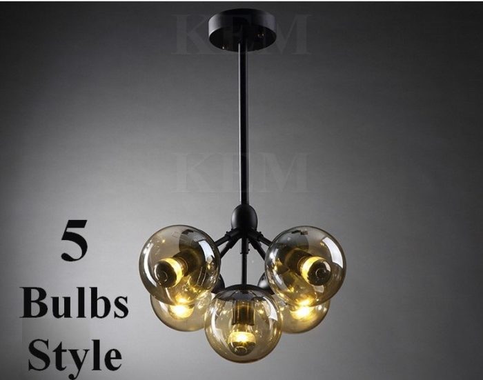 5-10-15 Globe Jason Miller Modo Chandelier Replica Light Lamp Pendant Free Bulbs - Image 8