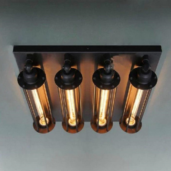 NEW Industrial Long Wall Ceiling Lamp Retro Light Rustic Wall Sconce Vintage