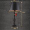 Vintage Industrial Retro Style Steel Pipe Desk Table Lamp Edison Steampunk - Image 5